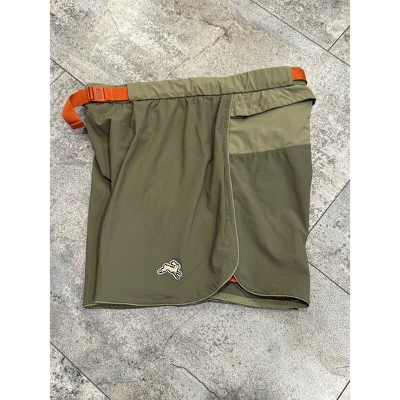 Tracksmith Off Roads Shorts Women’s Olive Green Small Lined Running - Picture 2 of 6